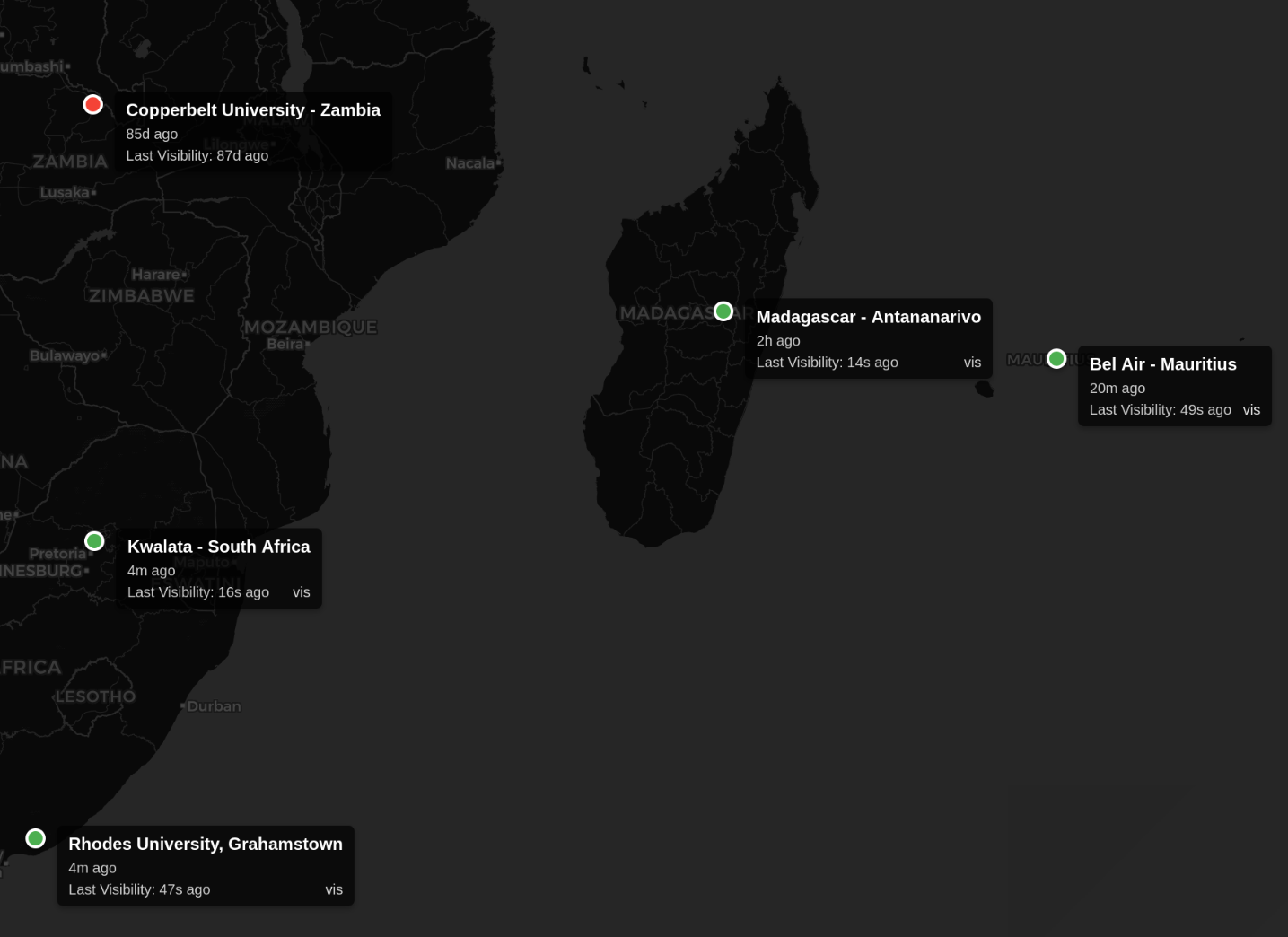 Madagascar on map